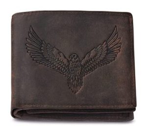 zipper leather wallet